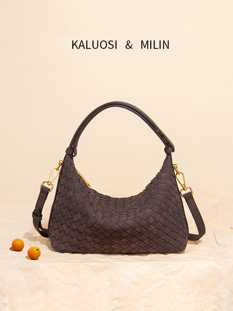 Light Luxury Ancient Style Frosted Underarm Retro Simple Bags