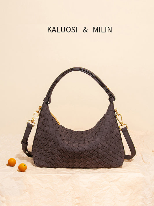 Light Luxury Ancient Style Frosted Underarm Retro Simple Bags
