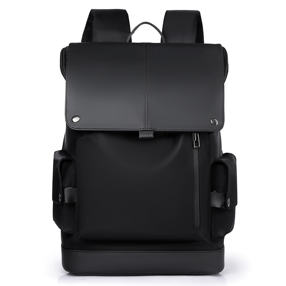 Men's Large Capacity Business Good-looking Flip Design Leisure Backpack
