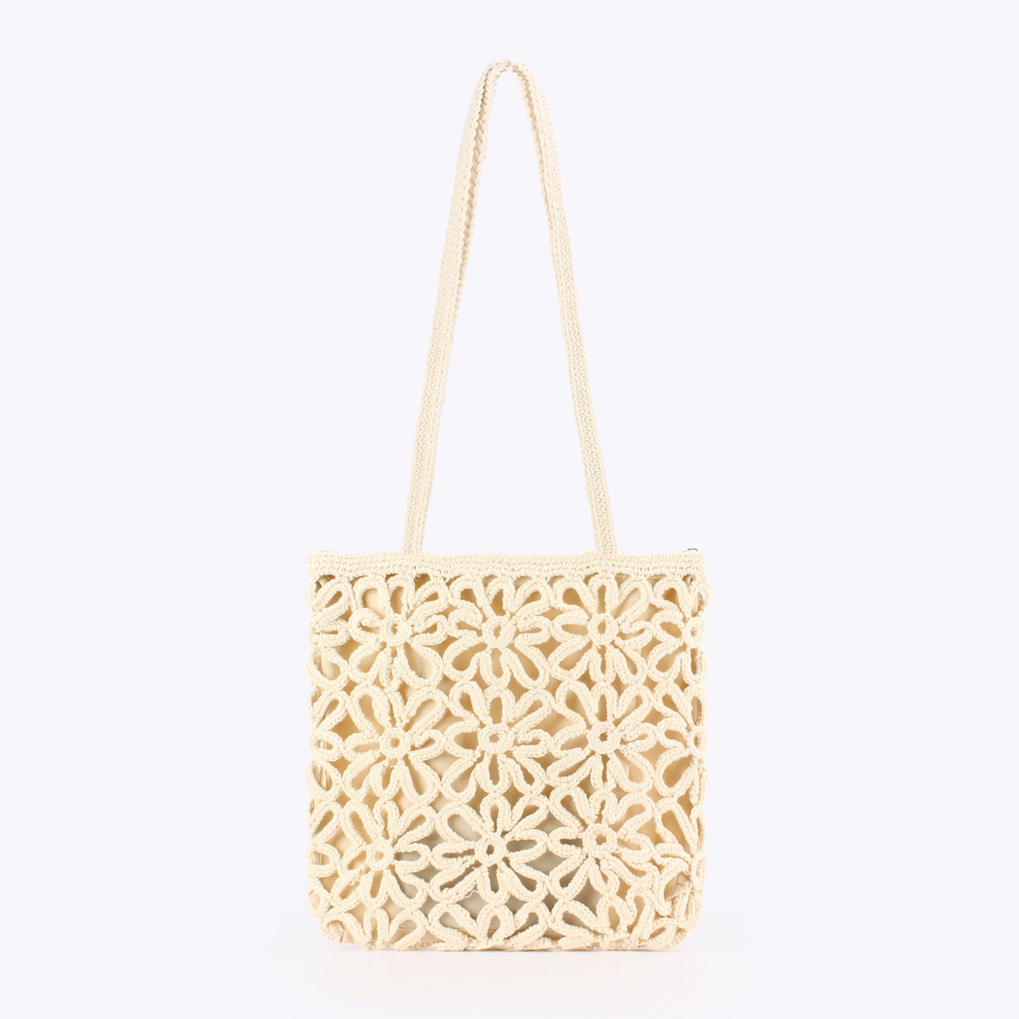 String Hollow Flower Woven Seaside Vacation Leisure Daily Women's Shoulder Bag