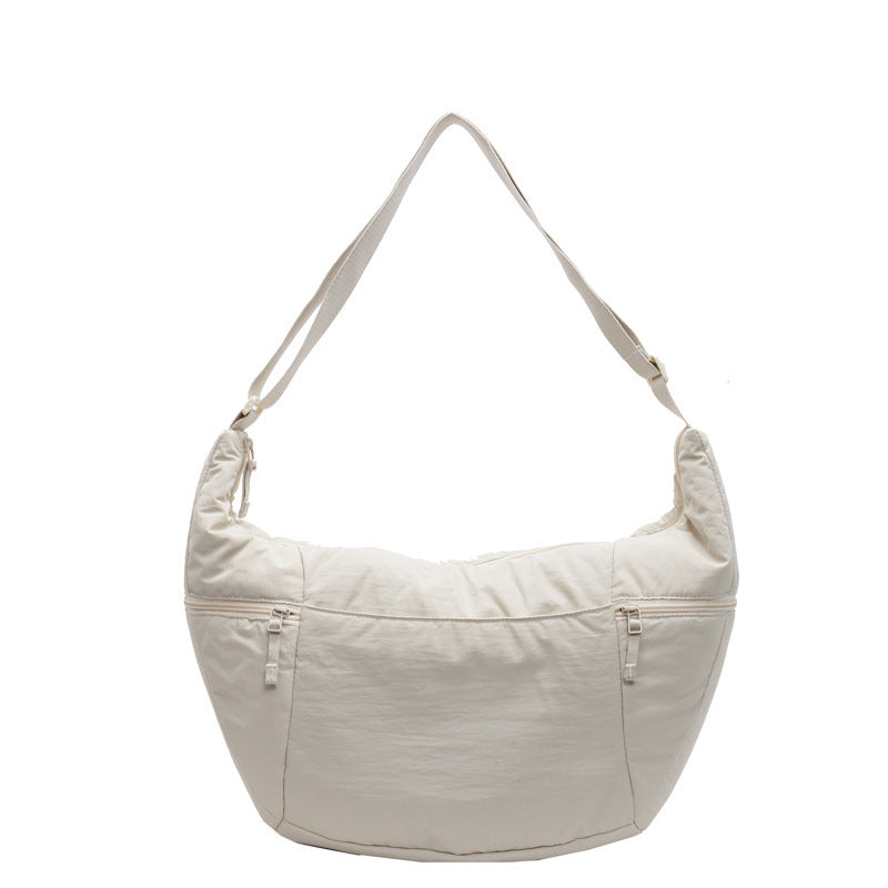 Women's Dumpling Large Capacity Croissant Commuter Nylon Women's Messenger Bag