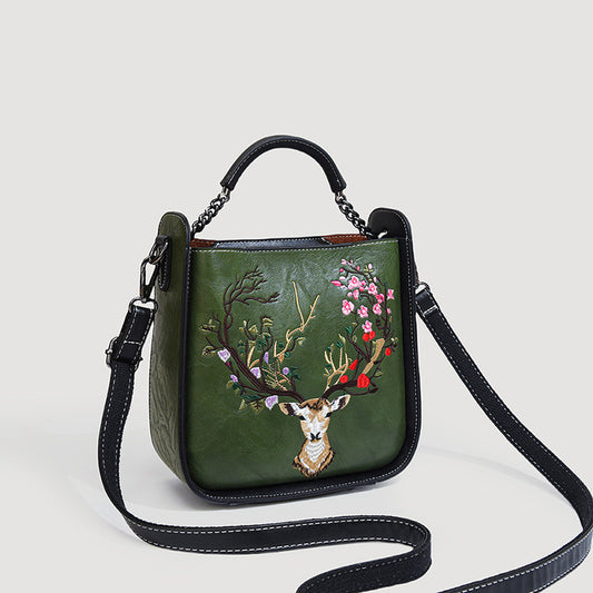 Women's Chinese Retro Embroidered Clutch One Crowd Women's Messenger Bag