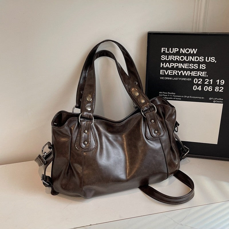 Trendy Classic Women's Large Capacity Retro Handbags