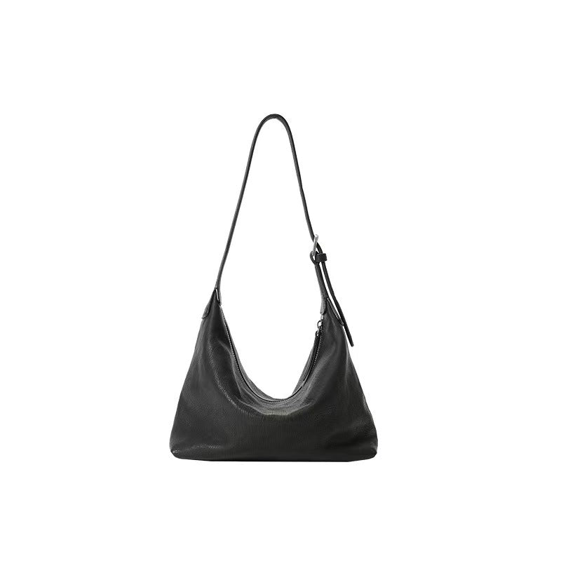 Skin Underarm Classic Commuter Genuine Leather Women's Shoulder Bag