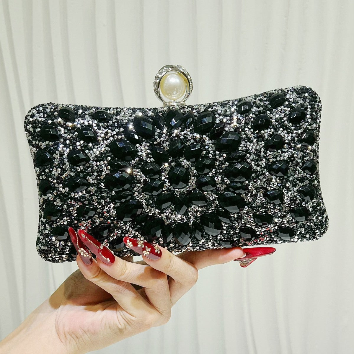 Women's High-grade Diamond Fashion Banquet All Match Dinner Bag