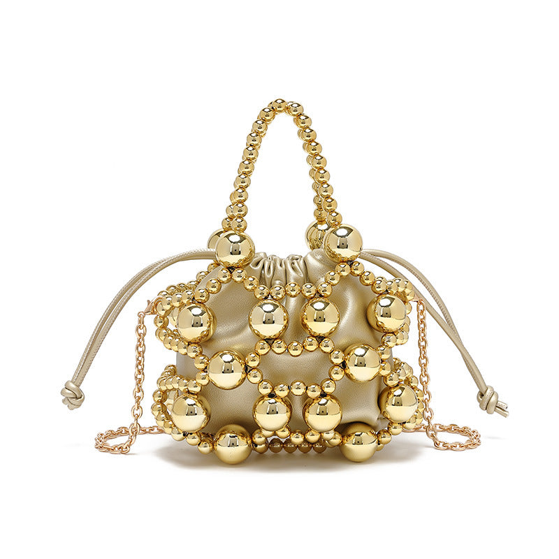 Women's High-grade Fashion Metal Beaded Summer Trendy Bags