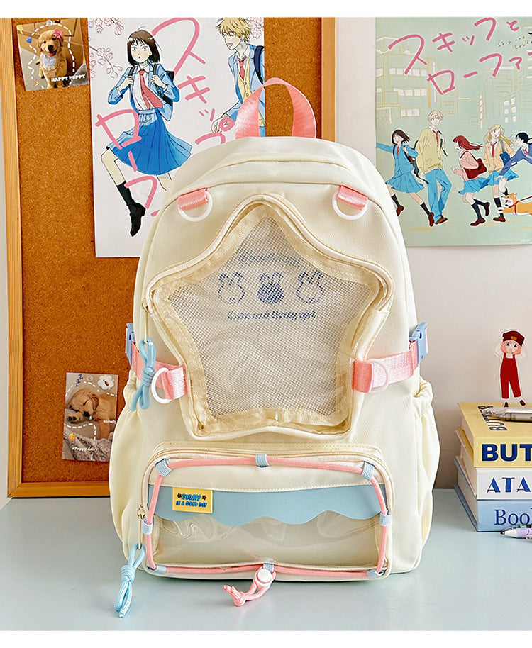 Good-looking Early The Campus Of Cartoon Bags