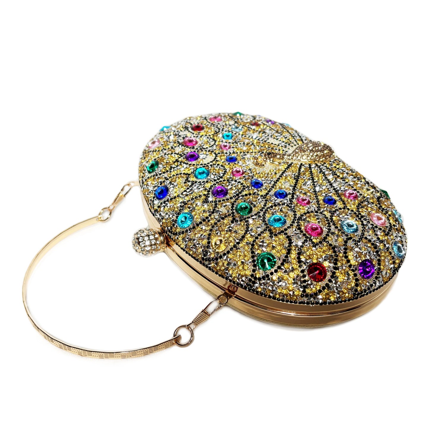 Peacock Diamond Retro Exotic Style Dinner Bags