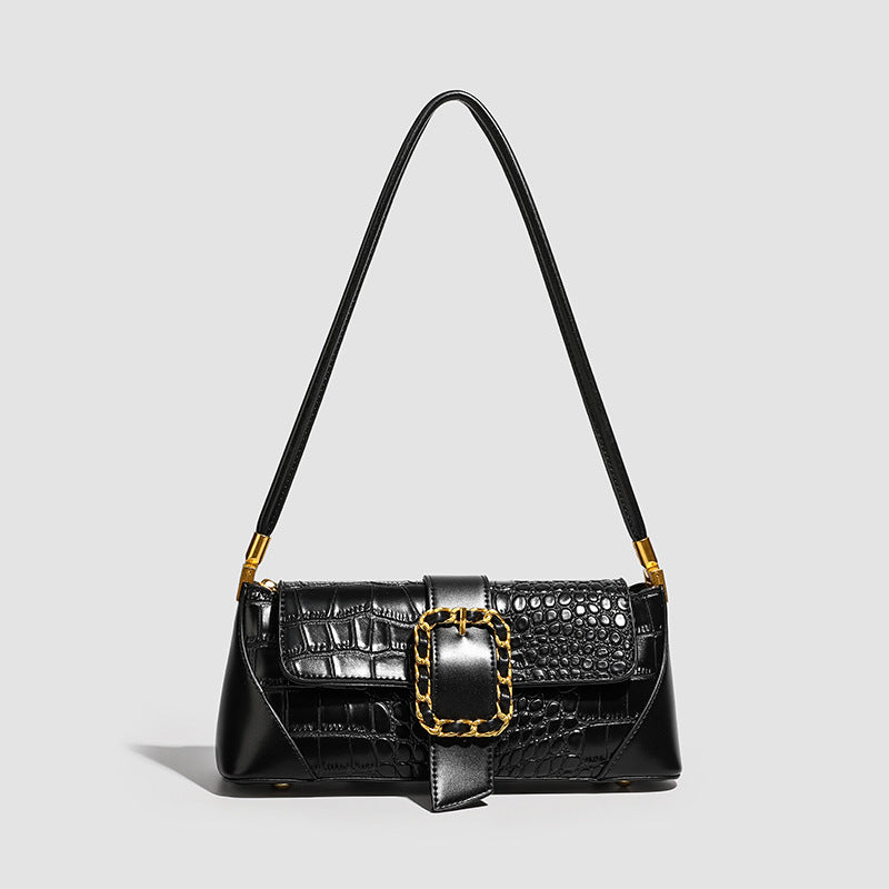 Pattern Underarm French Fashion Minority Design Women's Shoulder Bag
