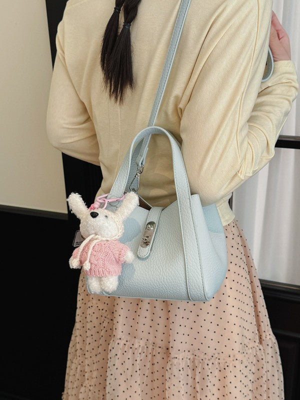 Fashion Large Capacity Litchi Pattern Underarm Bags