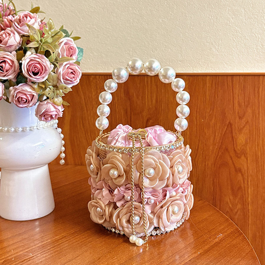 Flower Bird Cage Temperament Wild Chain Women's Handbag