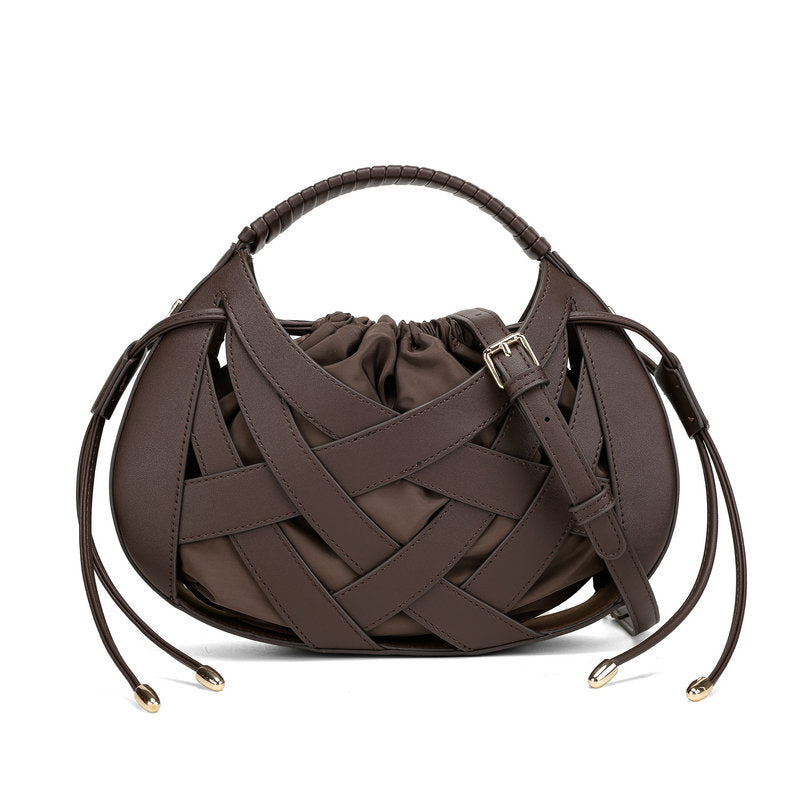 Women's Korean Style Weaving Fashionable Eye-catching Women's Shoulder Bag