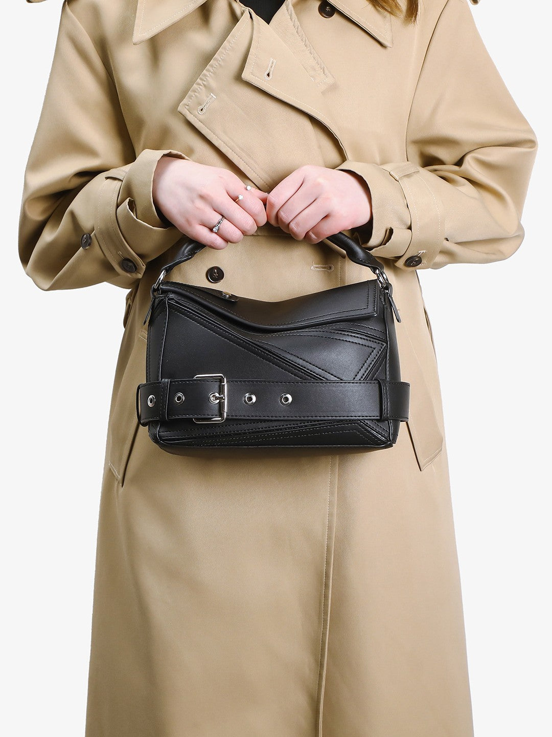 Versatile Geometric Fashionable High-grade Callie Motorcycle Bags