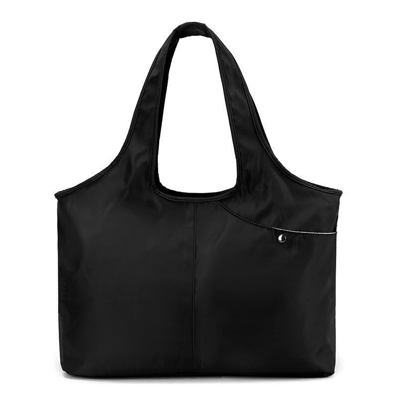 Women's Style Simple Large Capacity Lightweight Nylon Cloth Women's Shoulder Bag