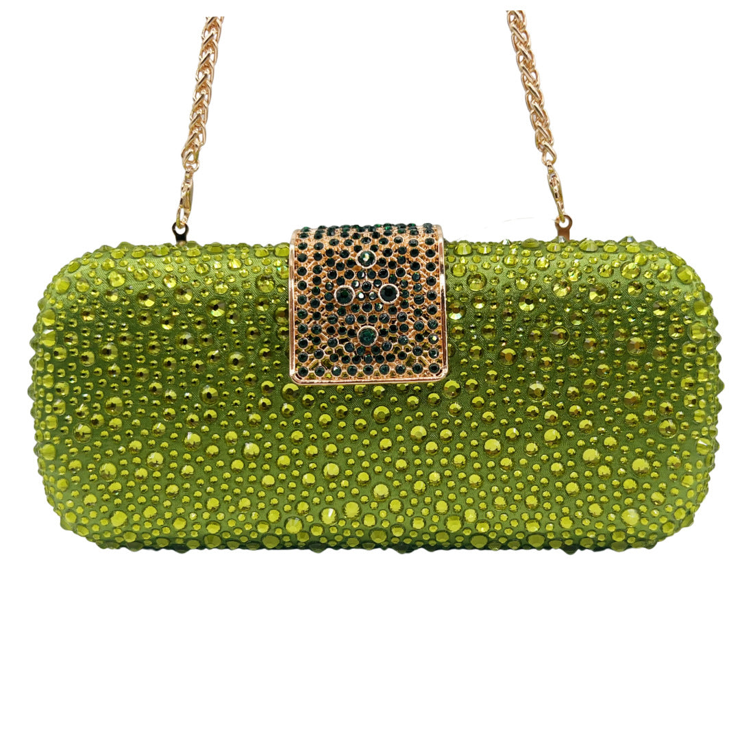 Women's Diamond Shiny Luxury Rhinestone Clutch Party Evening Bags