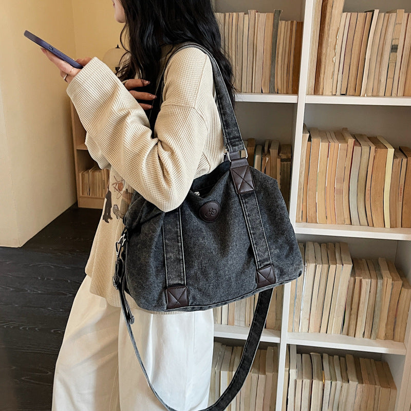Large Capacity Denim Simple Lightweight Vintage Bags