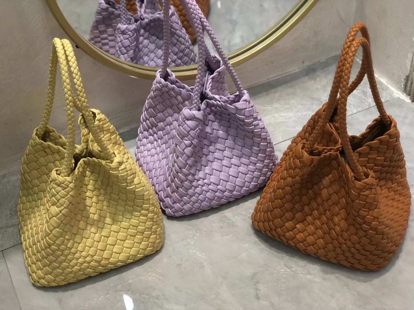 Design Hand-woven Dumpling Making High-grade Hand Women's Shoulder Bag