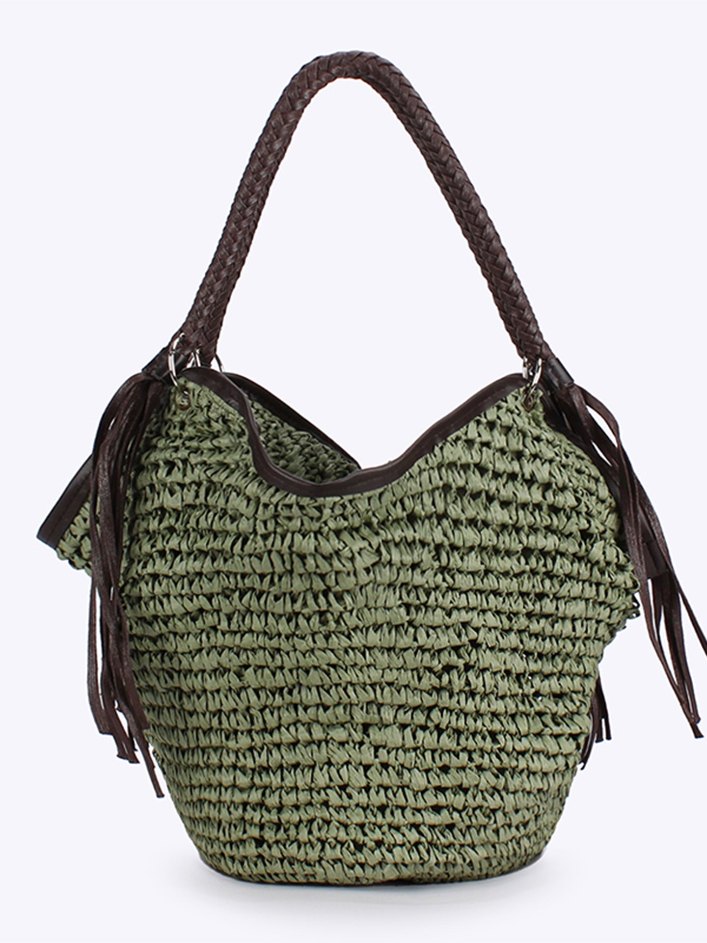Women's Octopus Woven Simple Tassel Beach Personalized Women's Shoulder Bag