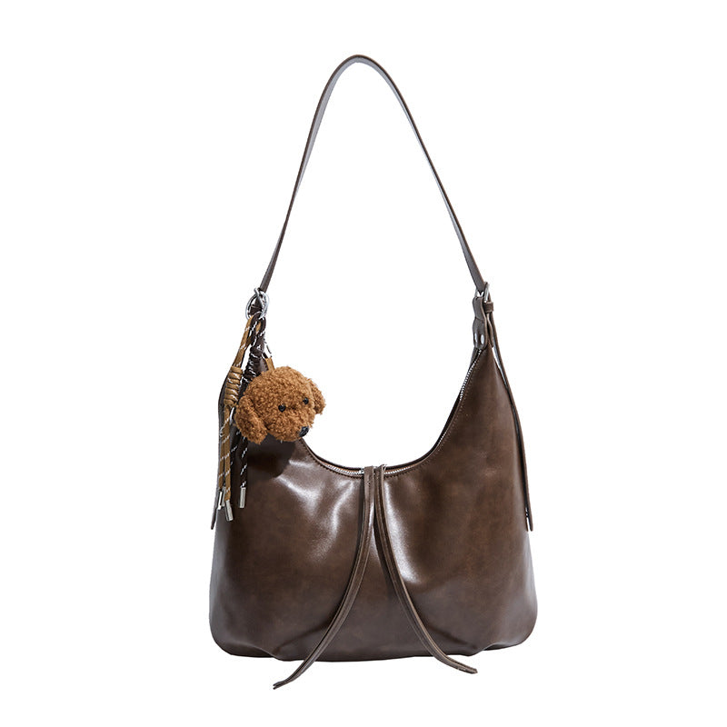 Women's Retro Large Capacity Underarm Artistic Commuter Women's Shoulder Bag