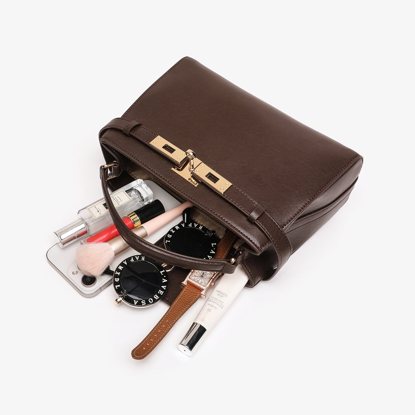 Casual Women's High-grade Portable Underarm Simple Bucket Bags