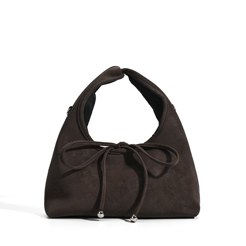 Women's Drawstring Design Underarm Minority Simple Fashion Women's Handbag