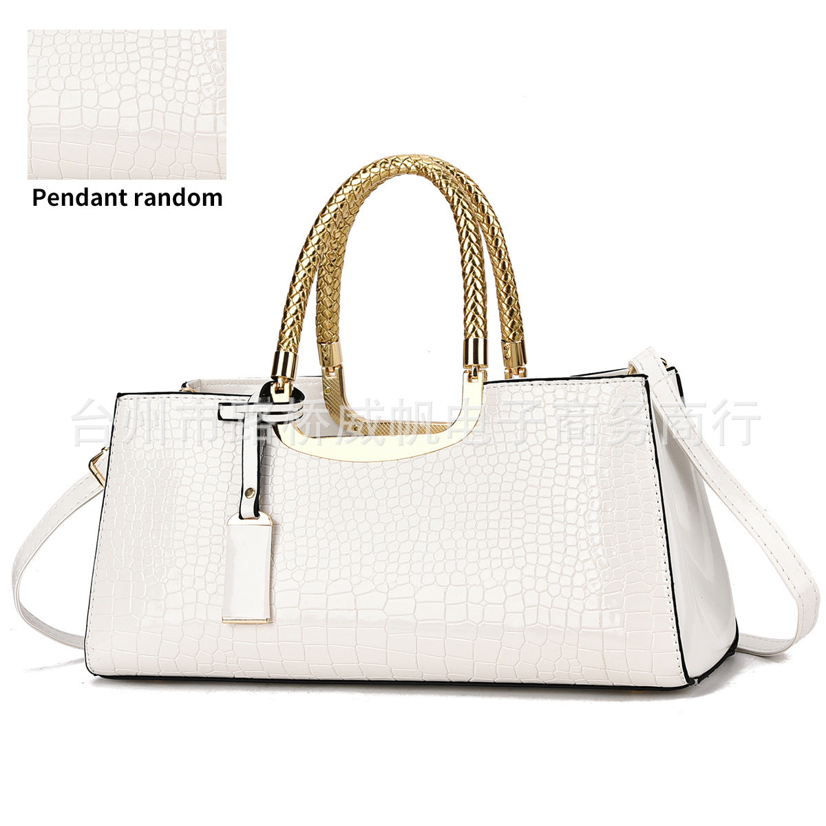 Women's Capacity Boston Western Style Commuter Embossed Bright Women's Handbag