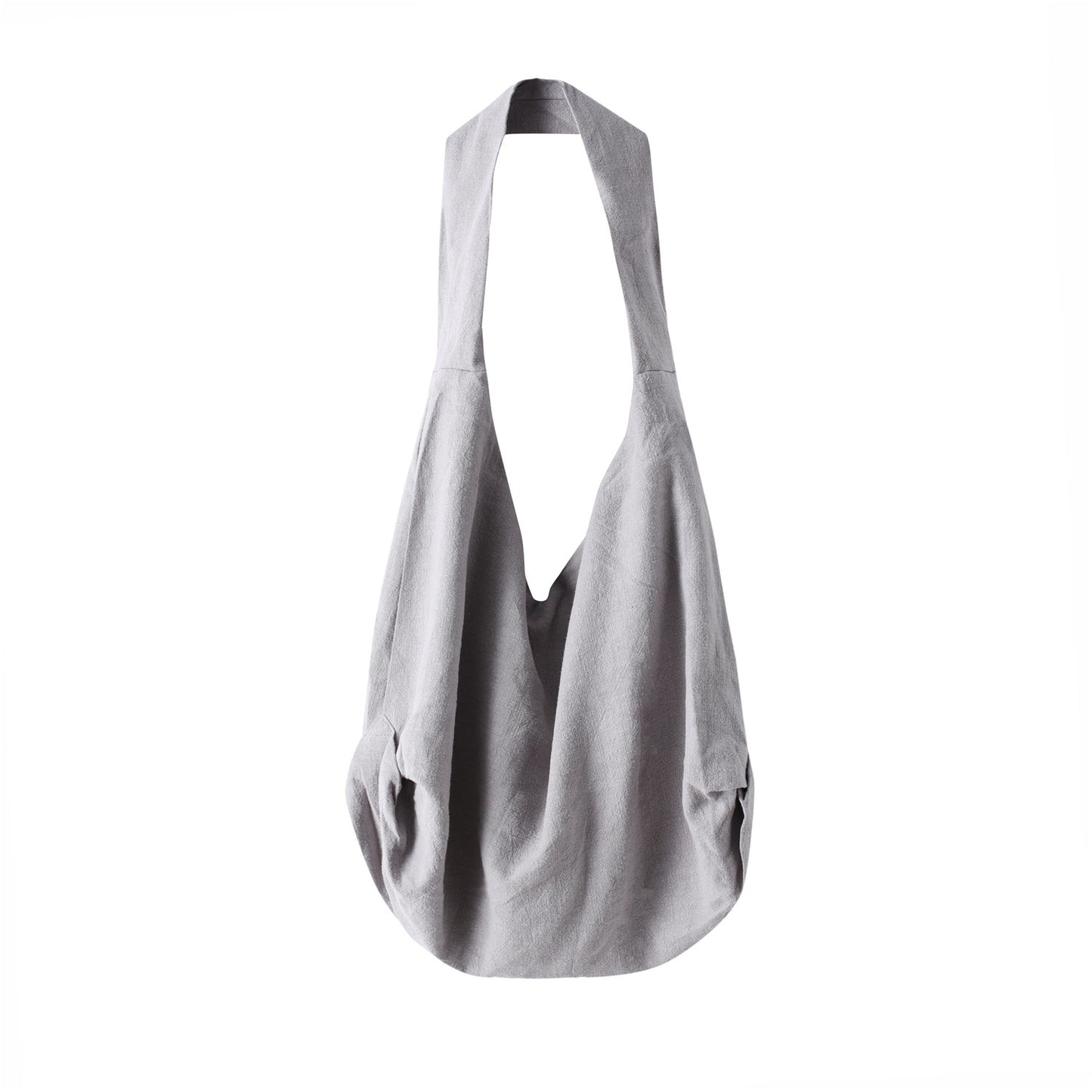 Women's & Men's Linen Dumpling Shape Zipper Interior Changing Bags