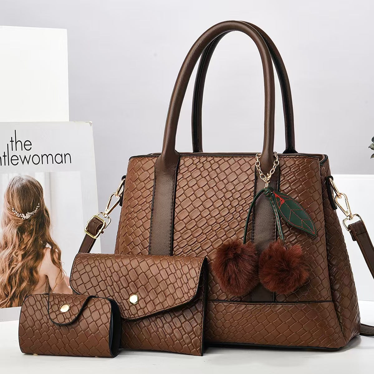 Women's Elegant Large Capacity Portable Fashionable Women's Shoulder Bag