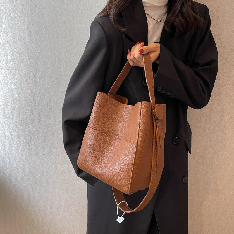 Fried Large Capacity Commuter Spare Basic Simple Wide Bags