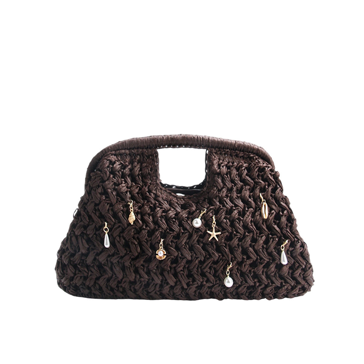 Women's Hollow Portable Fashionable Stylish Hand-woven Summer Vacation Women's Handbag