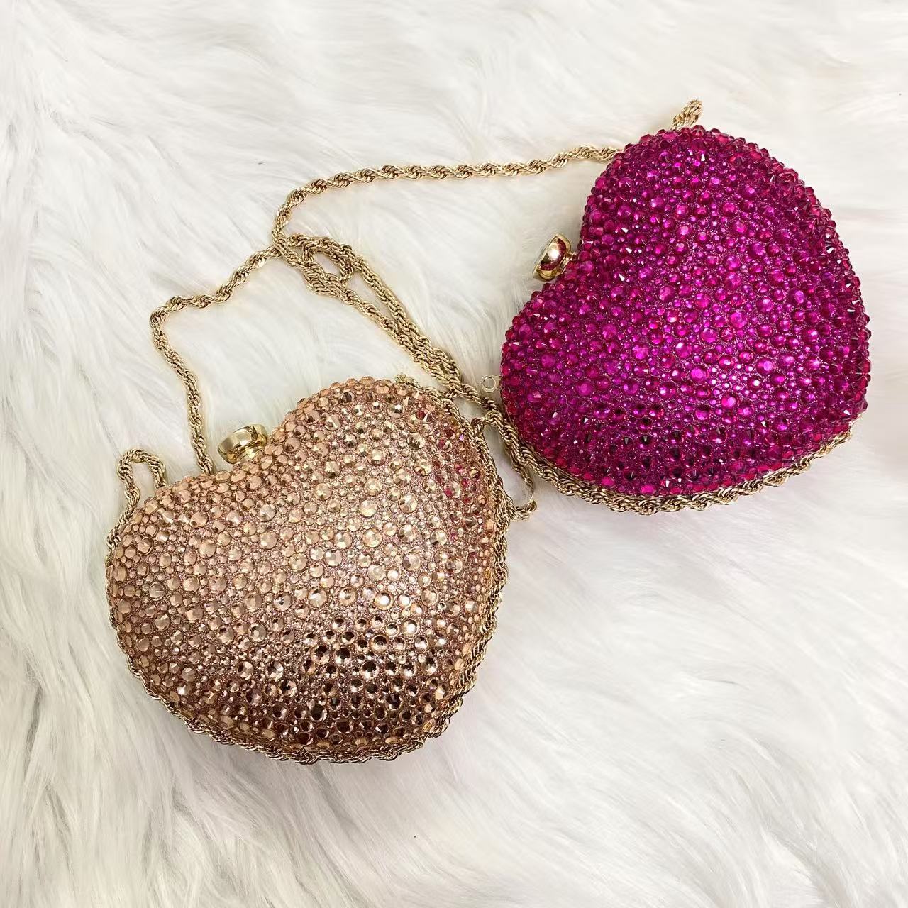 Women's Rhinestone Spring Fashion Mini Love One Bags