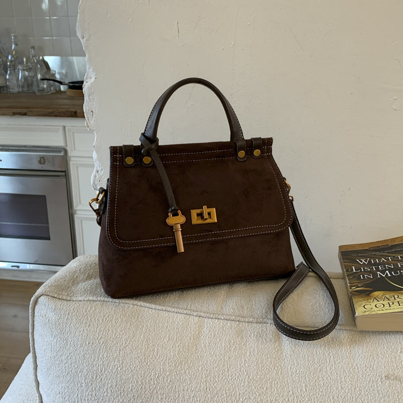 Women's Large Capacity Autumn Matte Fashion Simple Retro Women's Shoulder Bag
