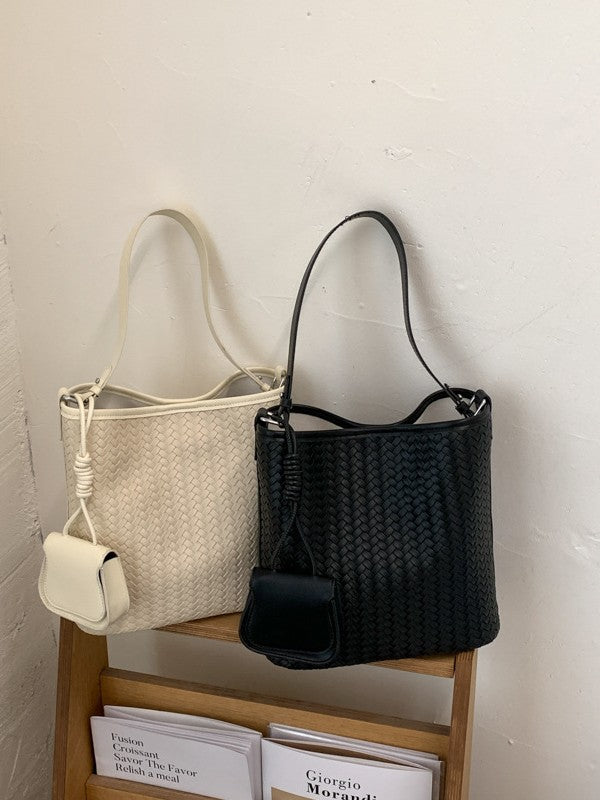 Women's Capacity Woven Hand Carrying Summer Simple Bags