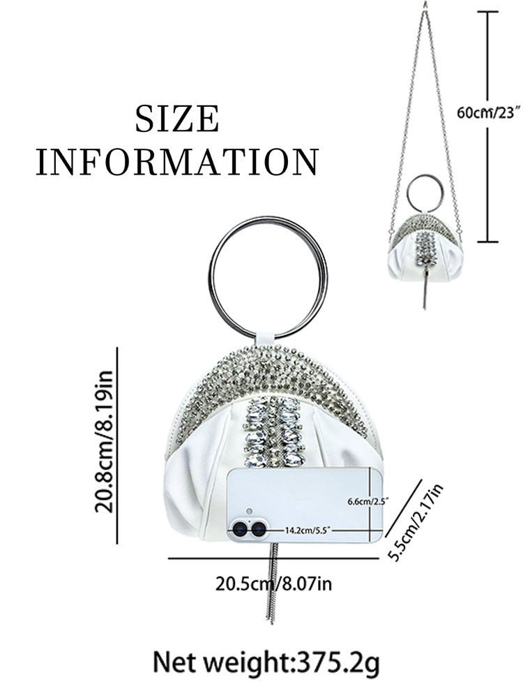 Women's Bridesmaid Wedding Dress Garment Clutch High-grade Dinner Bag