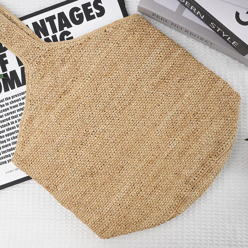 Women's Simple Large Capacity Woven Fashion Vegetable Basket Women's Handbag