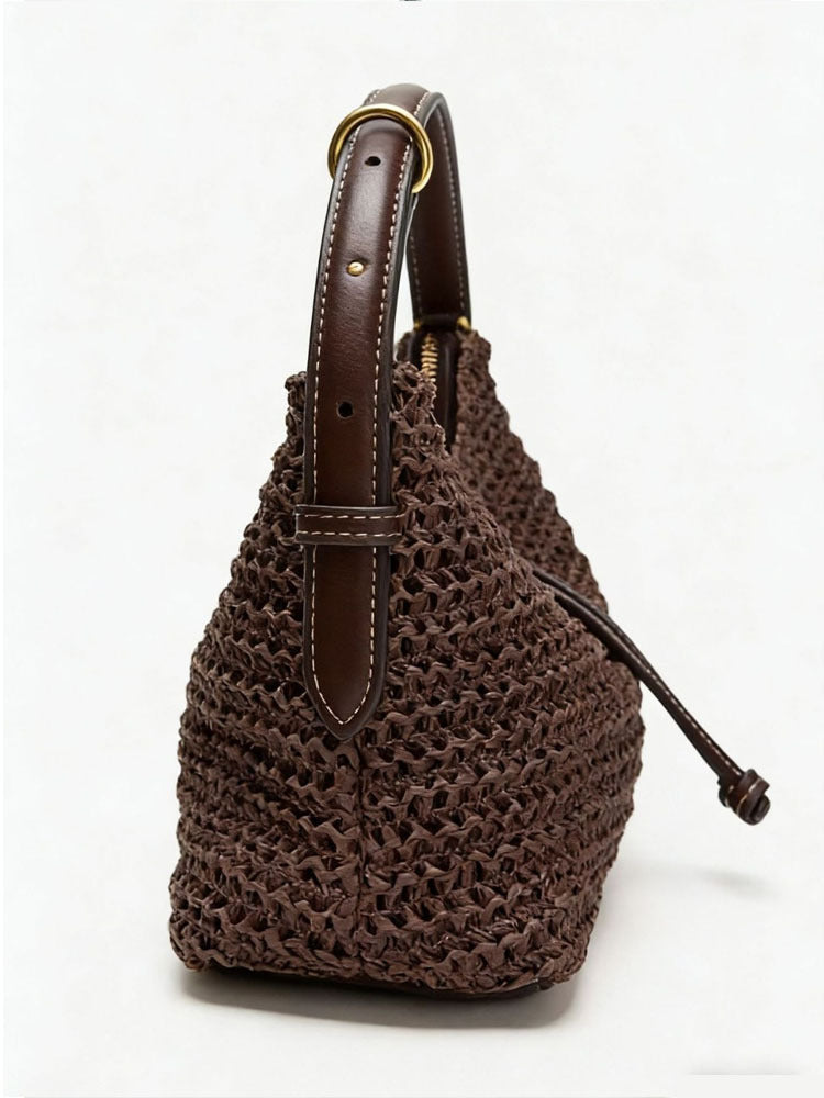 Women's Niche Vintage Weave Handmade Straw Fashion Women's Handbag