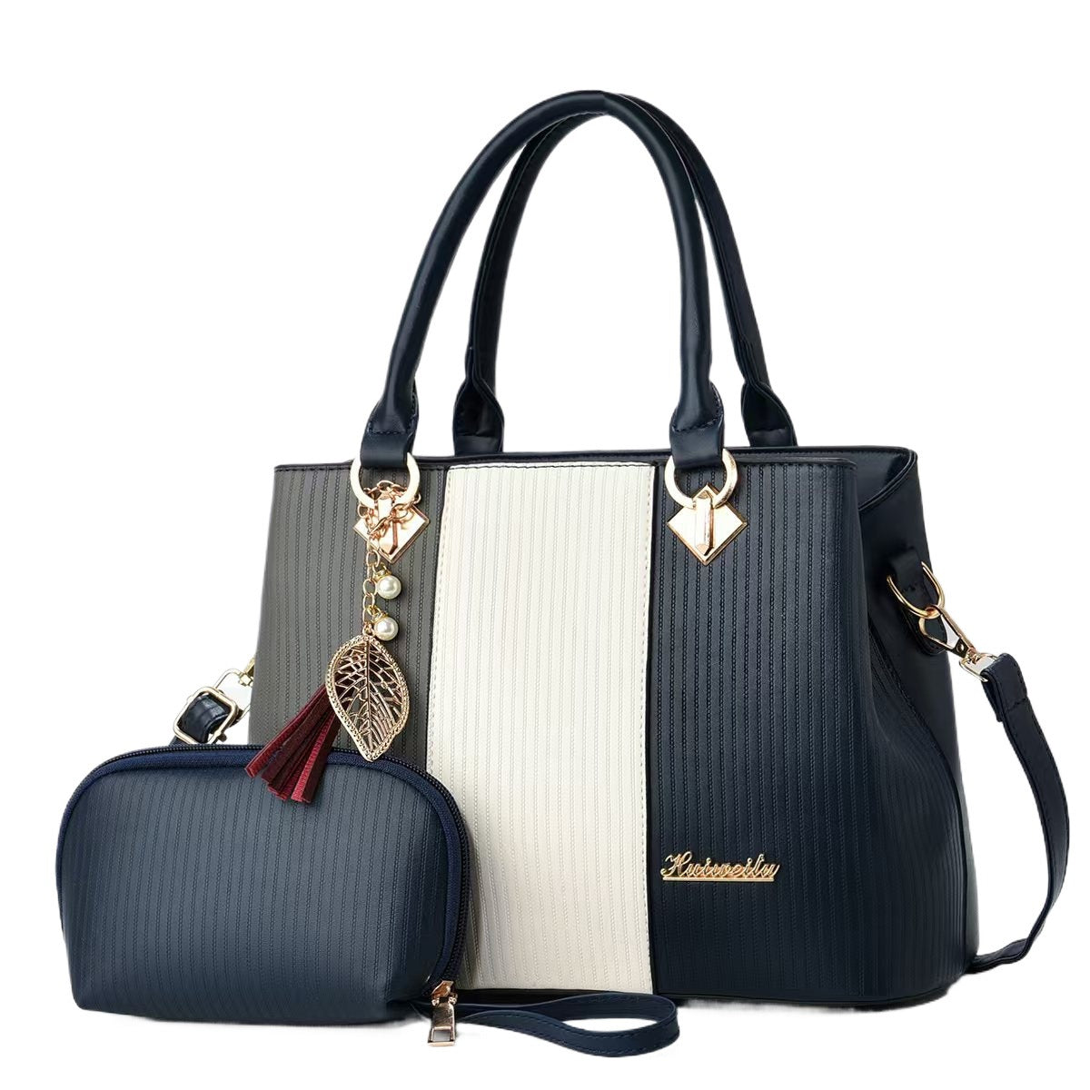 Graceful Women's Two-piece Large Capacity Commuter Bags
