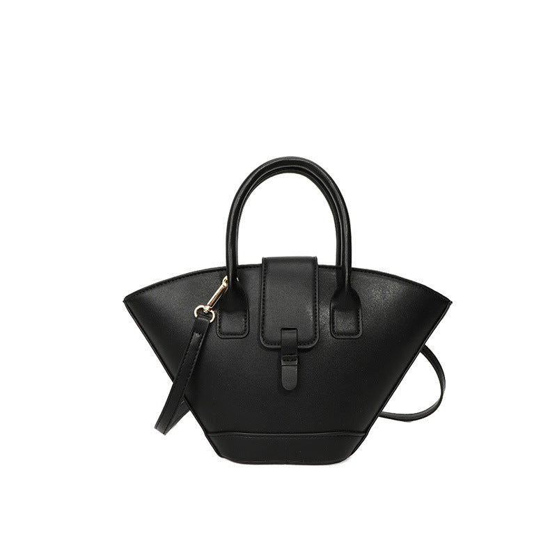 Large Capacity Versatile Retro Fan-shaped Design Women's Handbag