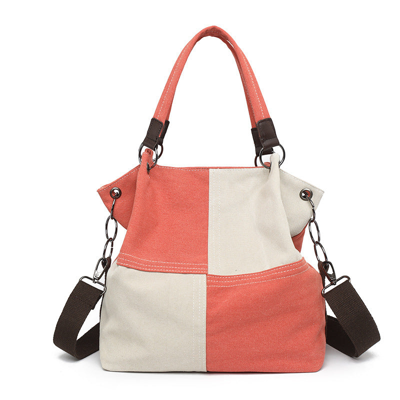Women's Canvas Large Capacity Simple Fashion Women's Messenger Bag