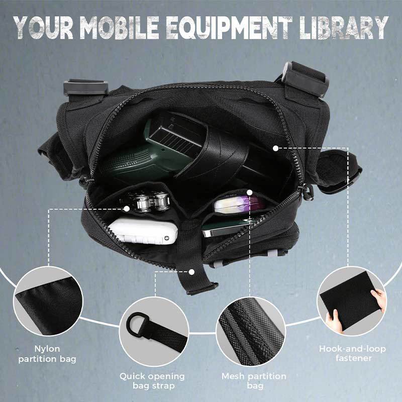 Vest Riding Adjustable Permeable Pneumothorax Jacket Mountain Climbing, Hiking Bag