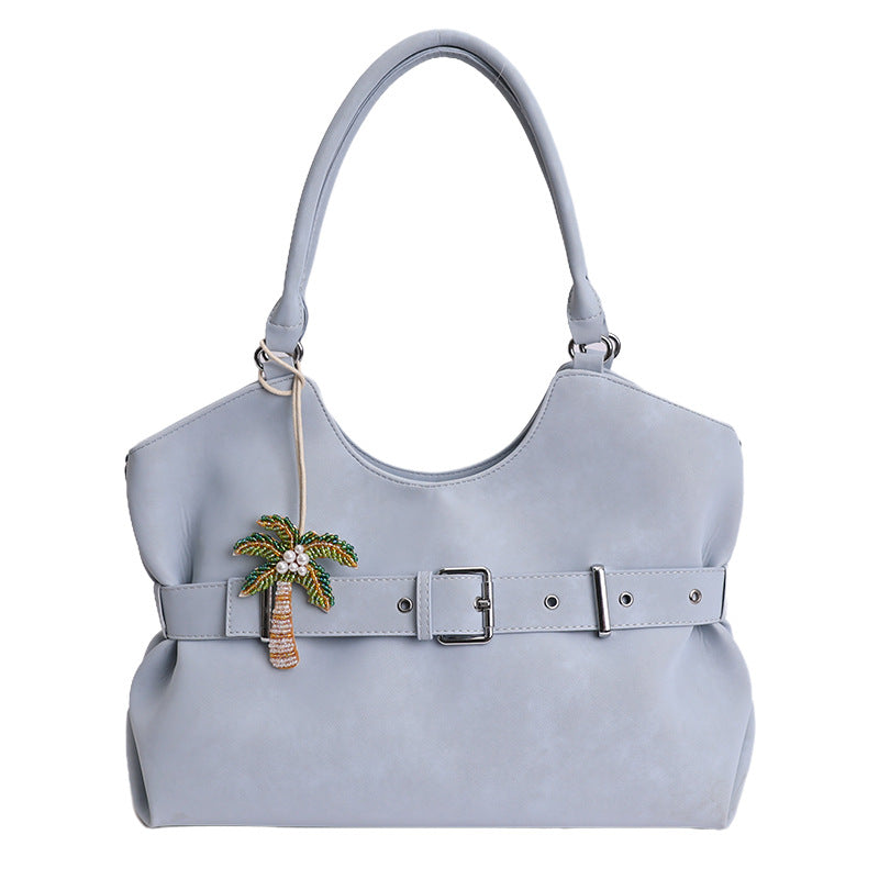 Women's Solid Color Simple Design Commuter Women's Messenger Bag