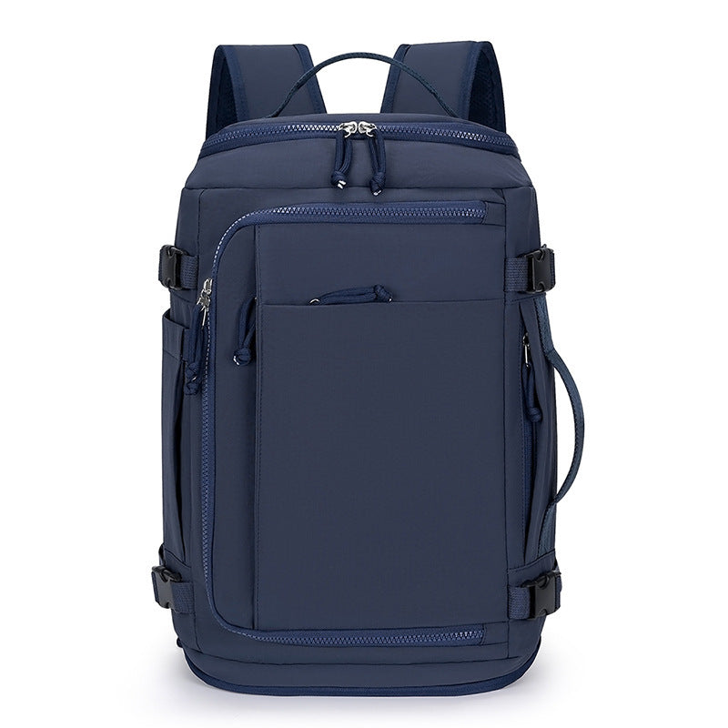 Men's Open Simple Breathable Large Capacity Independent Business Backpack