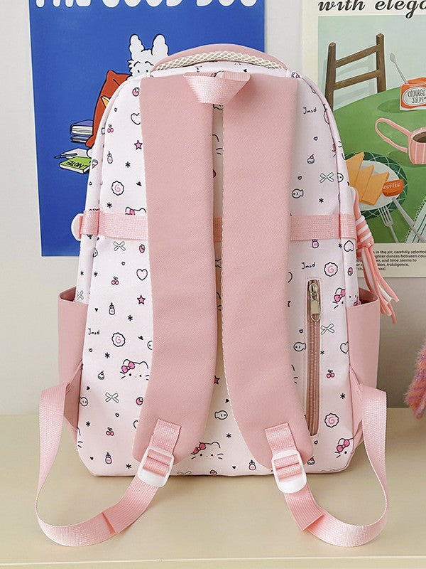 Cute Wild Korean Style Large Capacity Good-looking Bow Leisure Backpack
