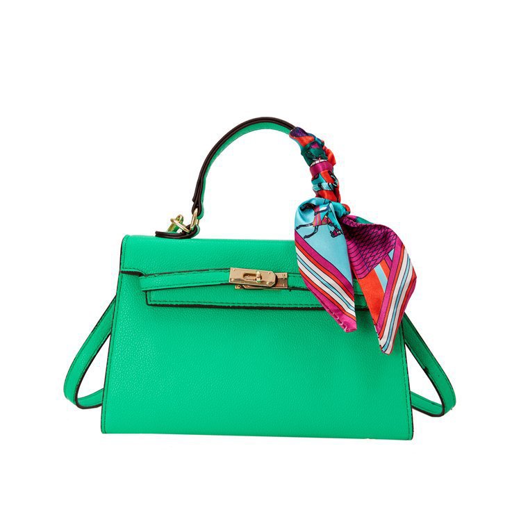 Women's Versatile Commuter Silk Scarf Fashion Retro Women's Shoulder Bag