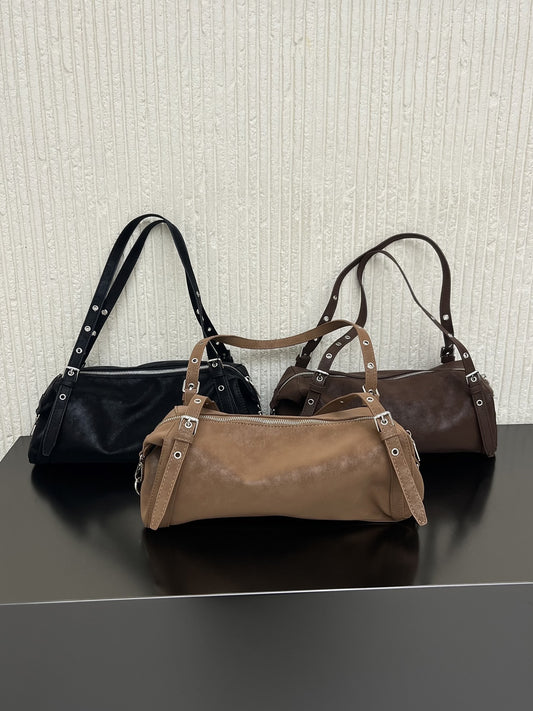 Women's Soft Leather Commuter Large Capacity Pillow Bags