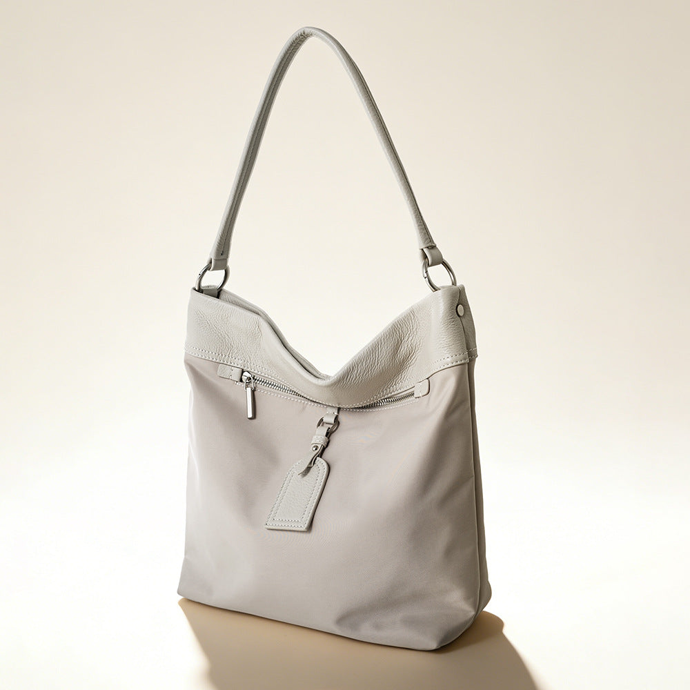 Women's Genuine Leather Light Luxury Commuter First Layer Cowhide Women's Handbag