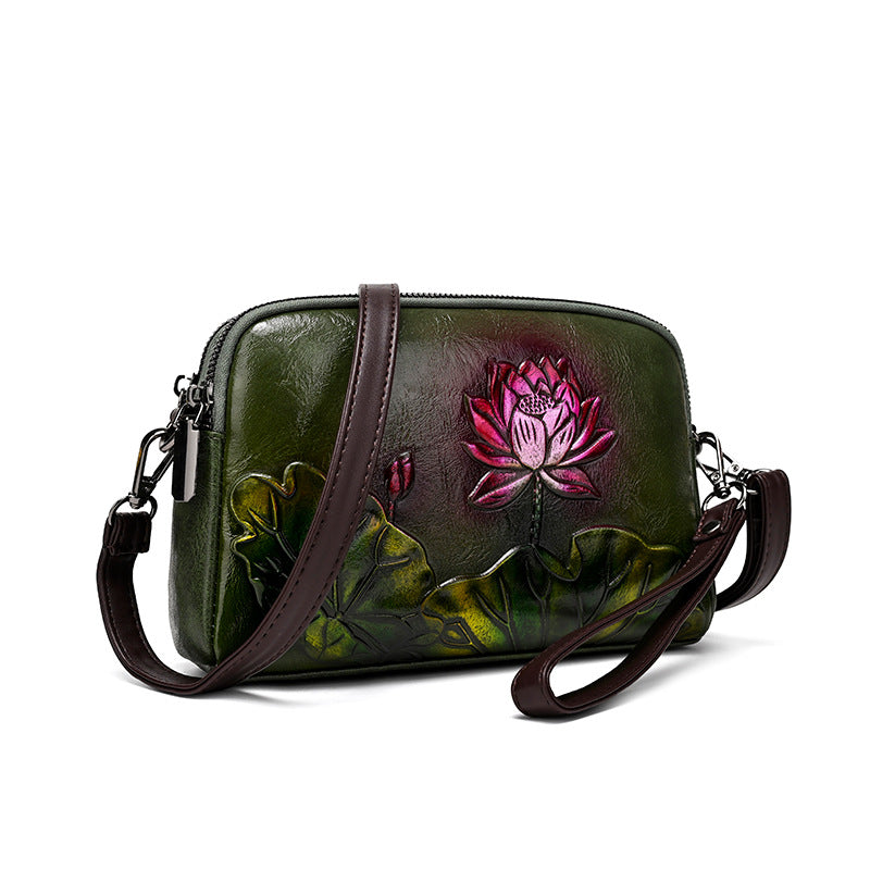 Women's High-grade Light Luxury Ethnic Style Clutch Texture Niche Shoulder Bags
