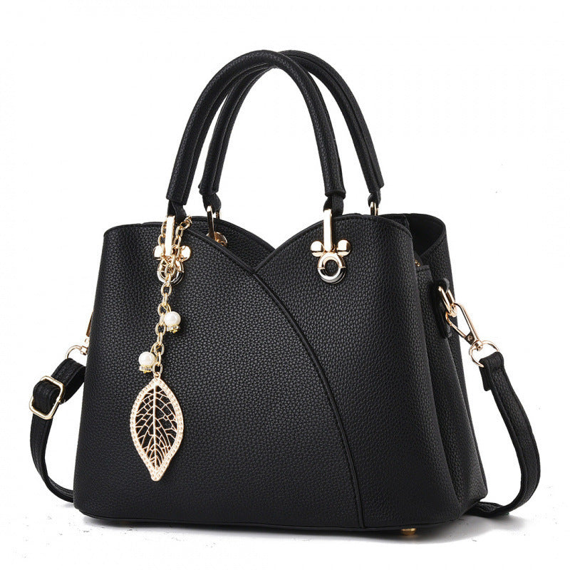 Women's Fashion Lychee Pattern Simple Mother Women's Handbag