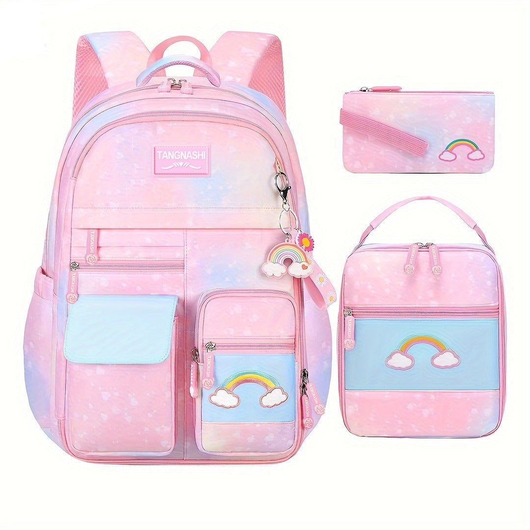 Elegant Fashion Children's Super Light Three-piece Backpacks