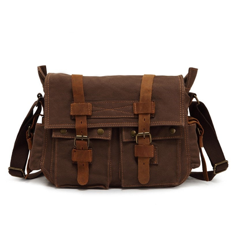 Men's Retro Fashionable Large Capacity Computer Crazy Horse Men's Briefcase